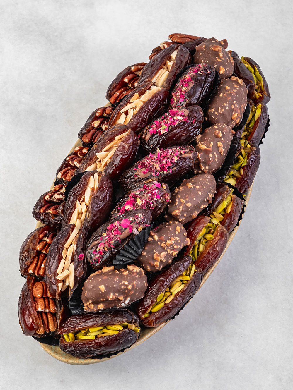 Ceramic Feast Platters – Luxury Dates &amp; Single Origin Chocolate Tray 