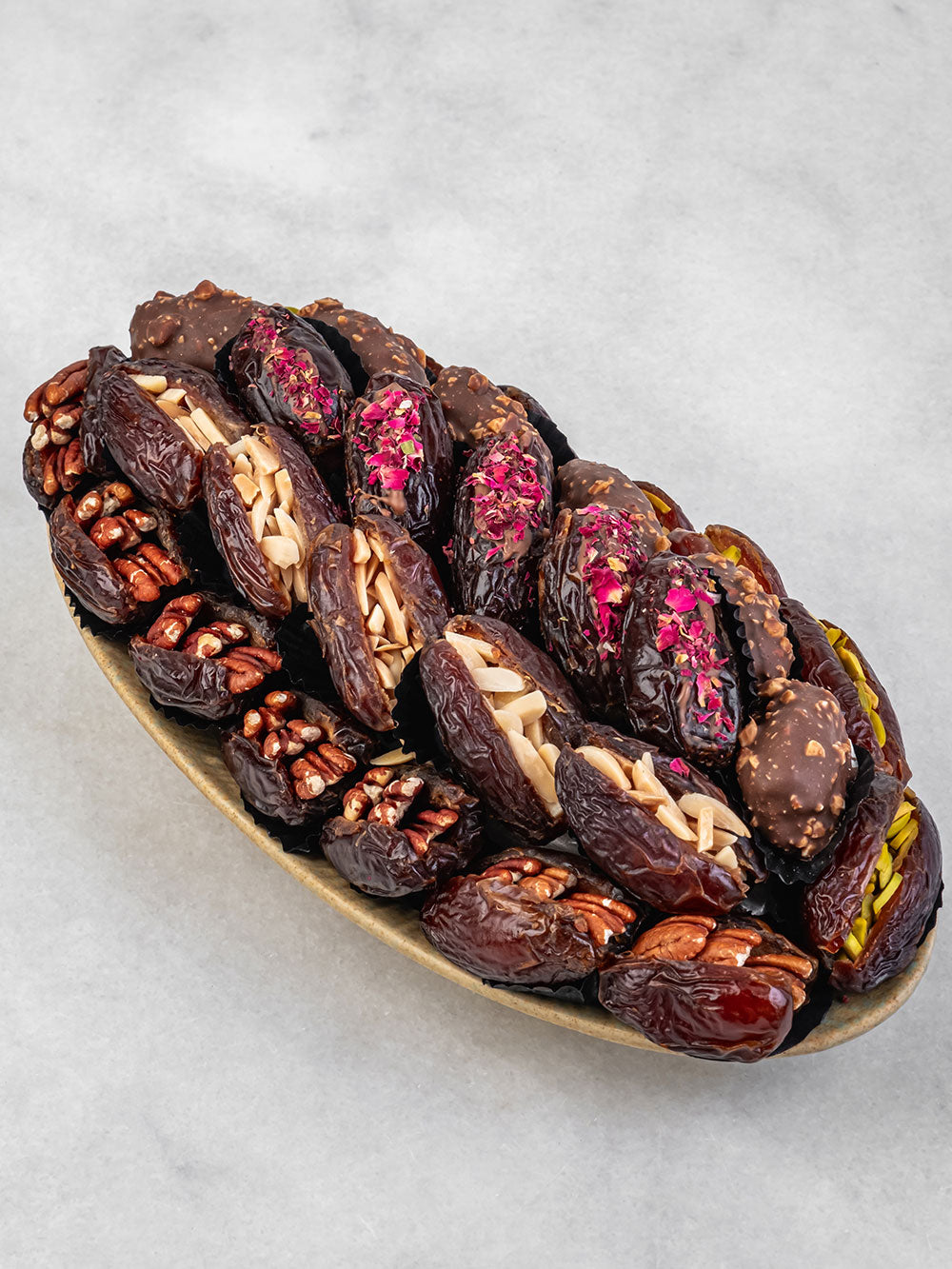 Ceramic Feast Platters – Luxury Dates &amp; Single Origin Chocolate Tray UAE