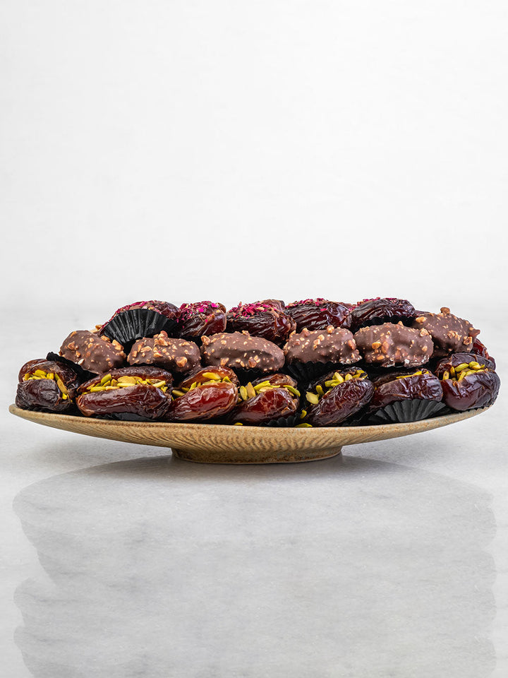 Ceramic Feast Platters – Luxury Dates &amp; Single Origin Chocolate Tray 