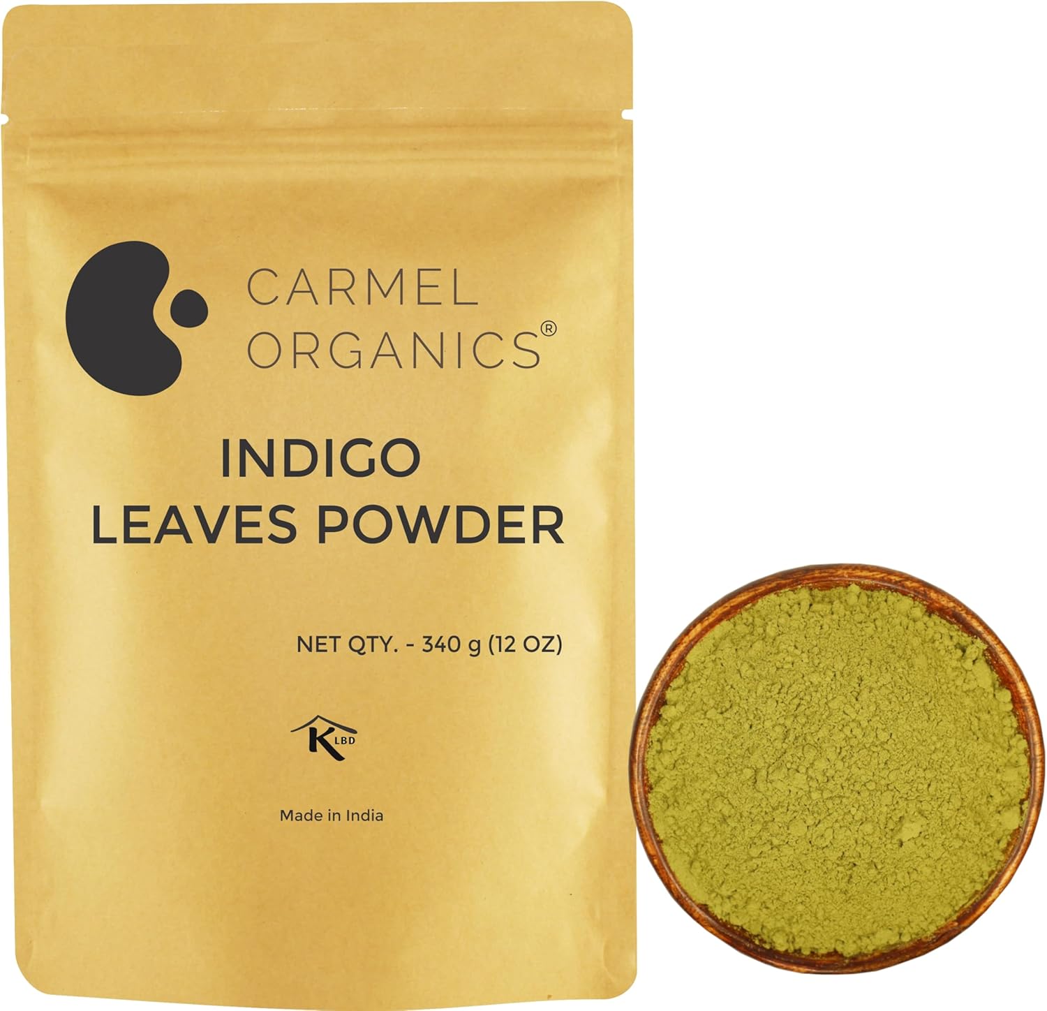 Carmel Organics Indigo Leaves Powder 340G