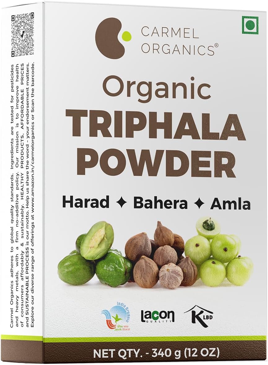 Carmel Organics Organic Triphala Powder 340G