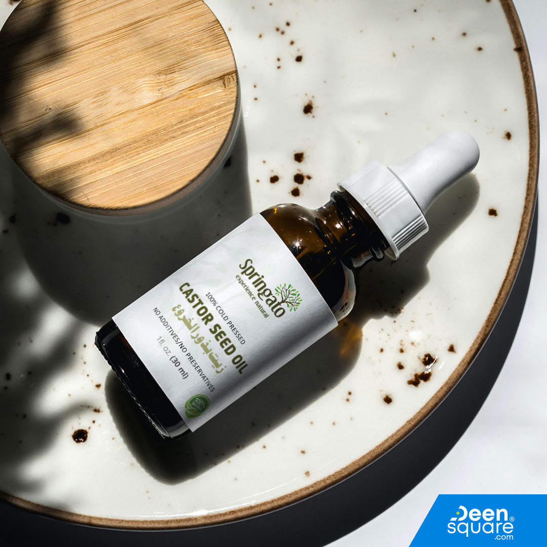 Cold Pressed Castor Seed Oil - 30 ml | 100% Pure - Springato