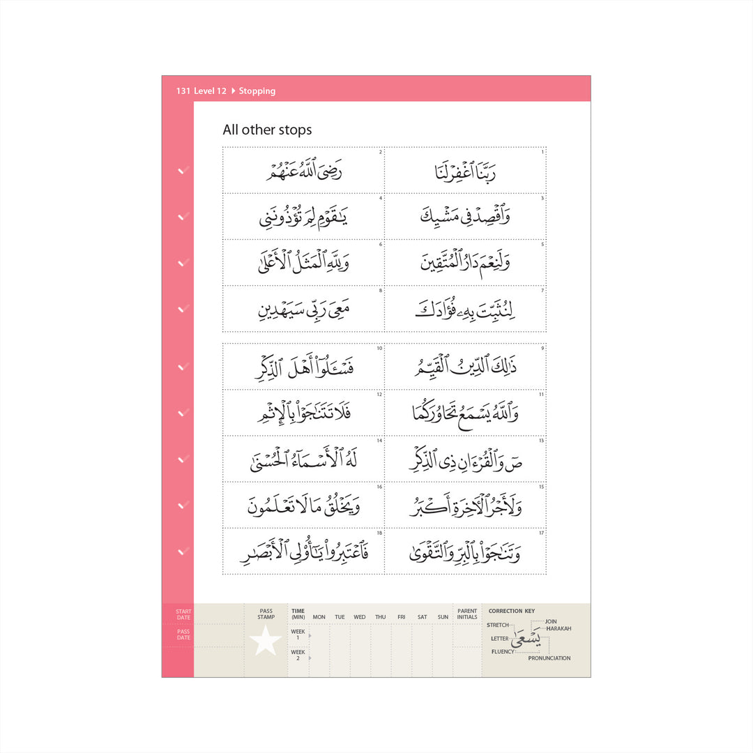 Safar Learn to Read Series – Complete Qaidah Madinah Mushaf script