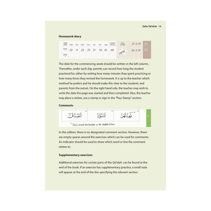 Learn to read Qur’an with Safar Complete Qaidah – Madinah Script