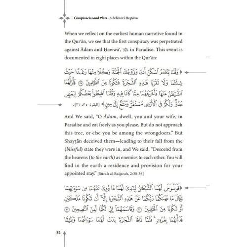 Cover of Conspiracies And Plots: A Believer's Response by Dr. Zakir Naik inside pages