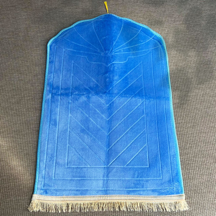 Buy customizable padded prayer mat for teenagers at deensquare.com Dubai | UAE. Soft, lightweight musallah with name personalization for gifts &amp; daily salah.