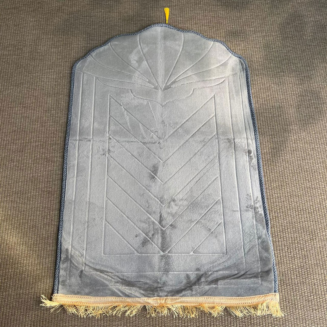 Buy customizable padded prayer mat for teenagers at deensquare.com Dubai | UAE. Soft, lightweight musallah with name personalization for gifts &amp; daily salah.
