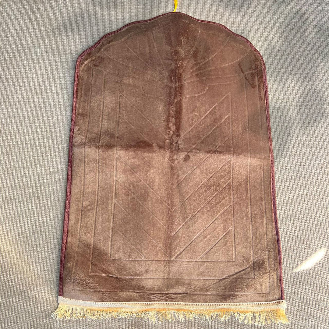 Buy customizable padded prayer mat for teenagers at deensquare.com Dubai | UAE. Soft, lightweight musallah with name personalization for gifts &amp; daily salah.