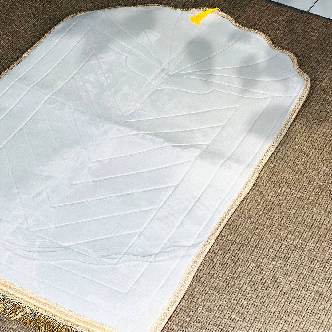 Buy customizable padded prayer mat for teenagers at deensquare.com Dubai | UAE. Soft, lightweight musallah with name personalization for gifts &amp; daily salah.