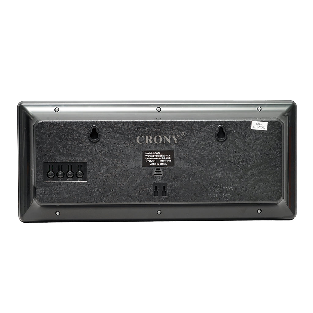 LED Digital Calender Clock (Mode: JH-3604) - 35.8 x 15 x 2.8cm