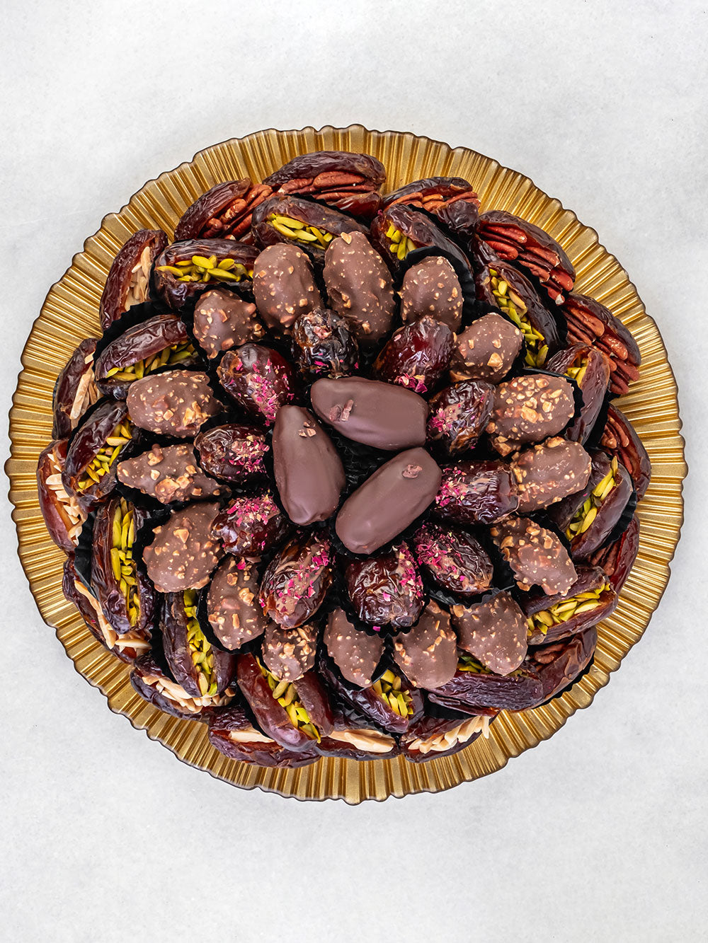 The Bountiful Tray - Luxury Dates &amp; Chocolate Gift - Signature Date Assortment
