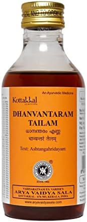 كوتاكال ايورفيدا® دانفانتارام تيلام - 200 مل، غني بفوائد المكونات العشبية| Buy Dhanvantaram Tailam 200 ml by Kottakkal Ayurveda at deensquare.com. Traditional Ayurvedic massage oil available in Dubai | UAE.