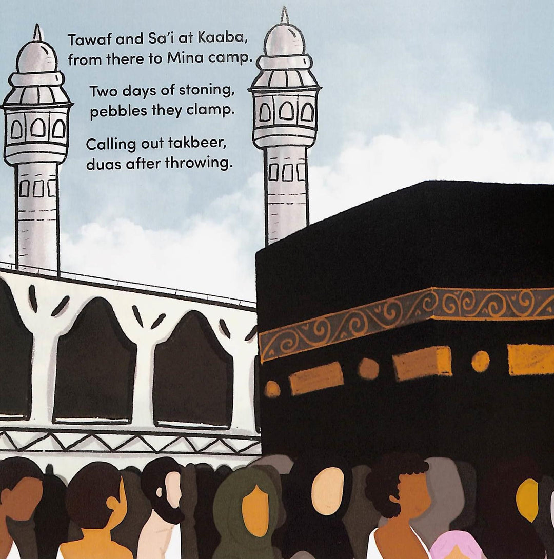 Dhul-Hijjah Adventures with Binyamin and Chester book inside pages