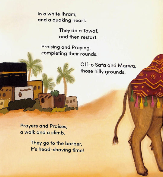 Dhul-Hijjah Adventures with Binyamin and Chester book inside pages 4 dubai