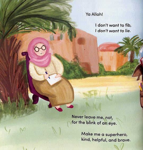 Dhul-Hijjah Adventures with Binyamin and Chester book inside pages 5