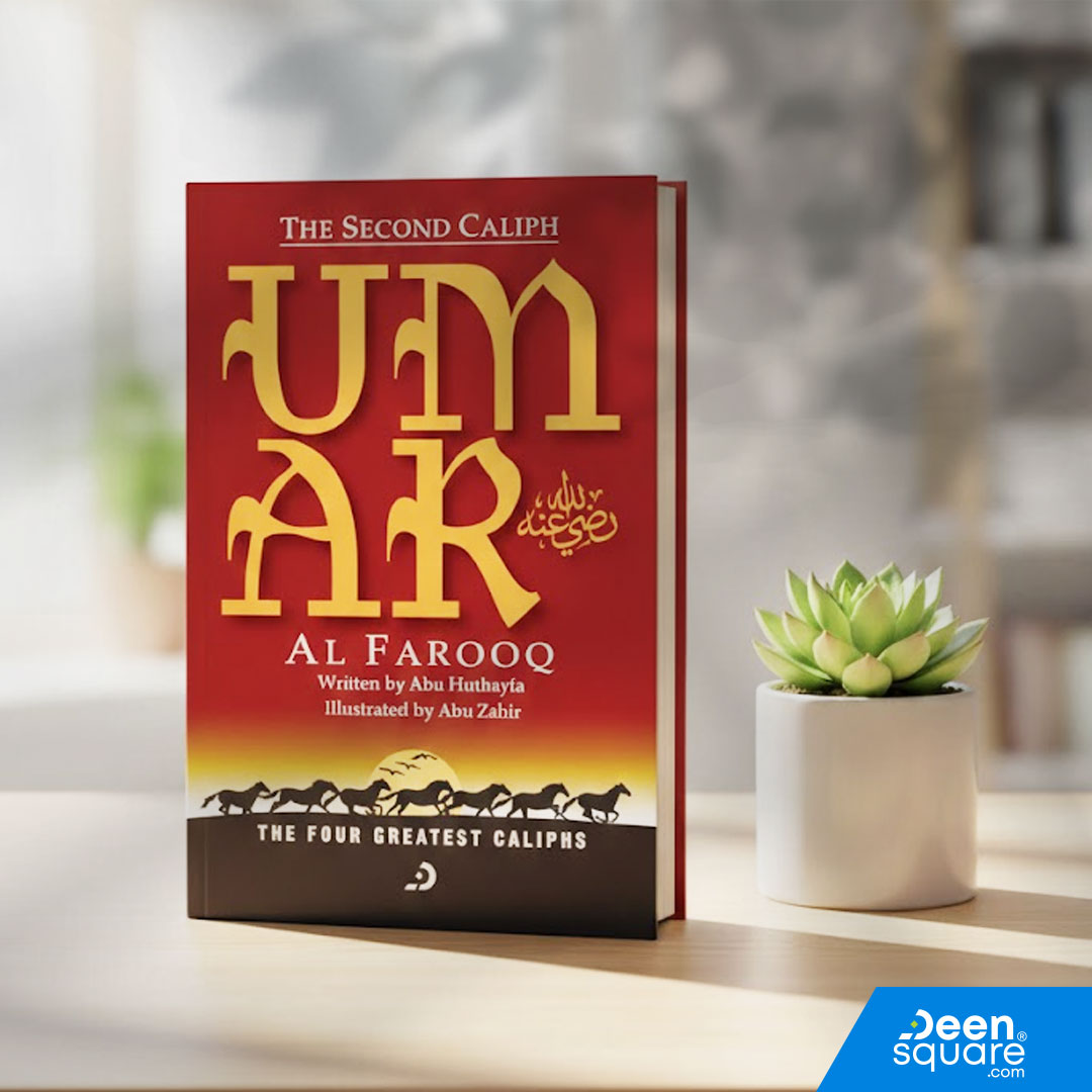 Discover the life of Umar Al-Farooq (RA), the second Caliph of Islam. An inspiring Islamic history book for children about justice, courage, and faith.
