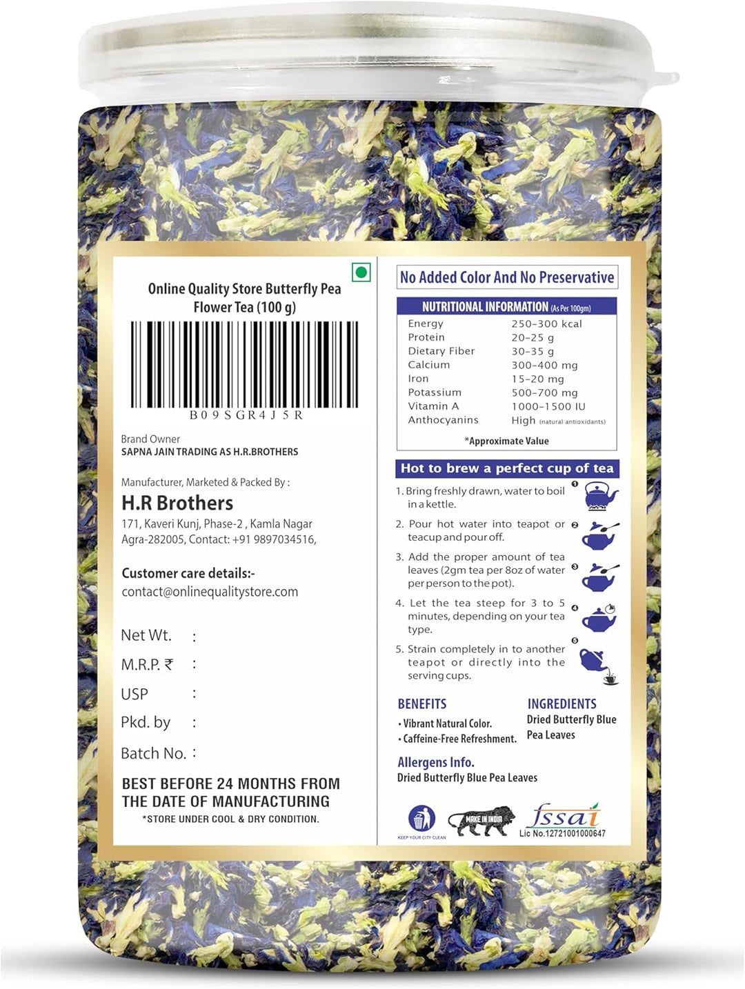 Buy 100% Natural Butterfly Pea Flower Tea. Antioxidant-rich, caffeine-free &amp; color-changing. Fast shipping in Dubai, Abu Dhabi &amp; worldwide. Shop Online Quality Store.