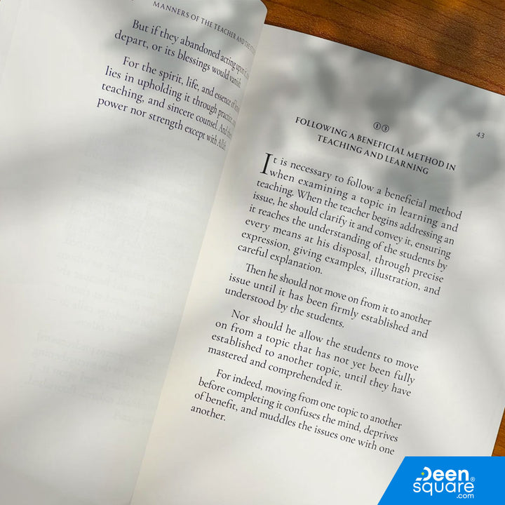The pursuit of knowledge is among the greatest of obligations, and its fruits are among the noblest of fruits. Through it the servant knows his Lord, rectifies his religion, and attains everlasting felicity. Knowledge is the path that leads to Paradise, and the scholars are the inheritors of the Prophets. Yet knowledge cannot be attained by negligence, nor can it bear its fruits without sincerity, patience, humility, and good manners. One who learns without manners is like a farmer sowing seeds in barren la