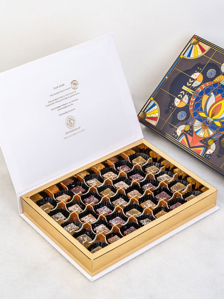 Noor Flat Box Treats – Luxury Dates &amp; Chocolate Gift Box co Chocolat