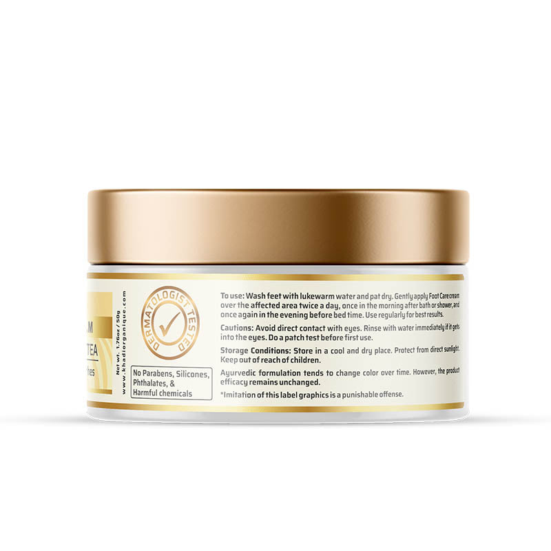 Foot Crack Cream (Jasmine & Green Tea) - Khadi Organique
