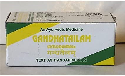 Buy Gandha Tailam 10 ml by Kottakkal Ayurveda at deensquare.com. Traditional Ayurvedic herbal oil available in Dubai | UAE.