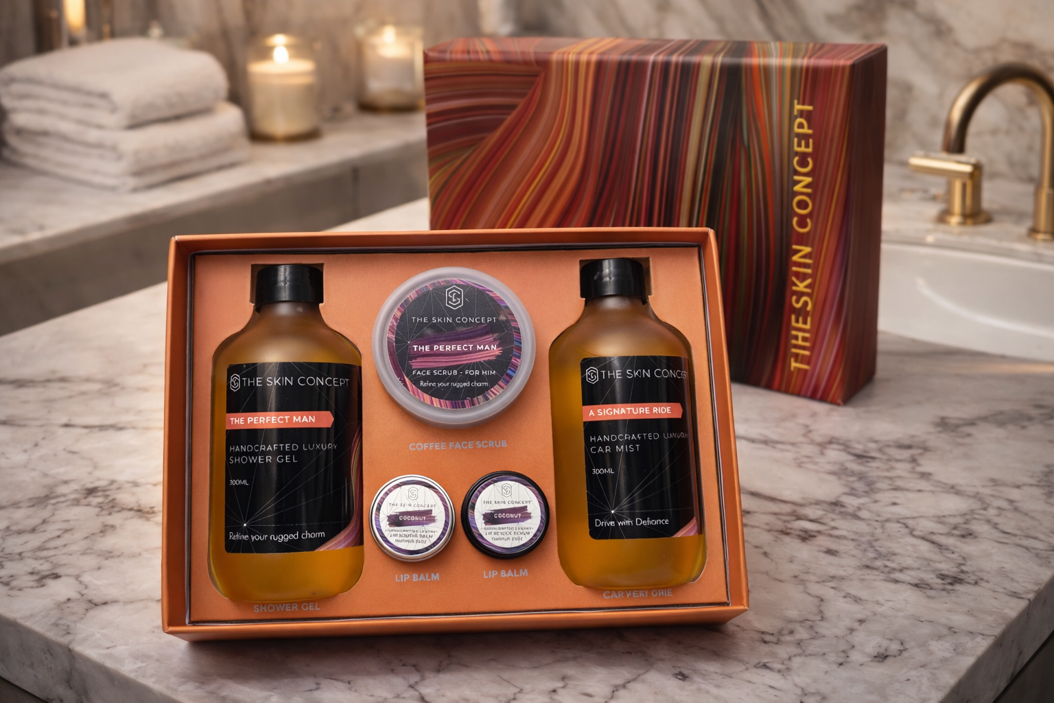 Buy The Gentleman's Daily Ritual Gift Set by The Skin Concept at deensquare.com. Luxury men's grooming collection available in Dubai | UAE.