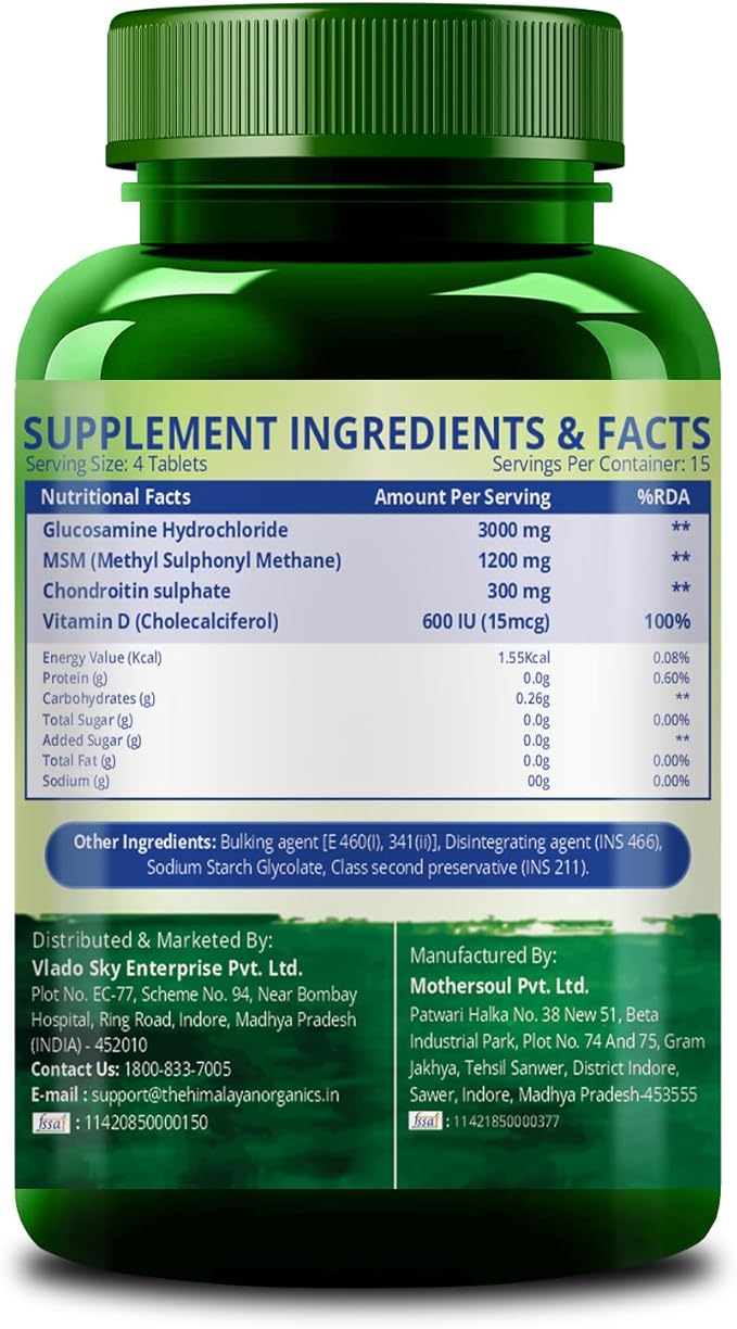 Buy HIMALAYAN ORGANICS Plant Based Joint Support 60 Veg Capsules at deensquare.com. Herbal joint wellness supplement in Dubai | UAE.