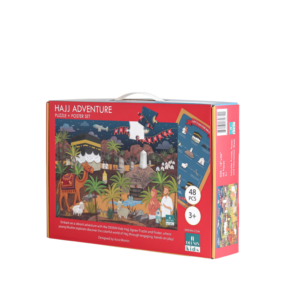 Buy Hajj Adventure Puzzles at deensquare.com | Dubai | UAE. 48-piece Islamic puzzle teaching children about the Hajj journey.