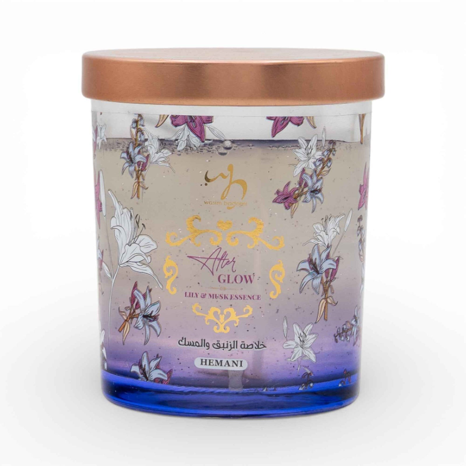 Buy Hemani After Glow Gel Candle 150gm at deensquare.com. Decorative scented candle for a relaxing atmosphere. Available in Dubai | UAE.