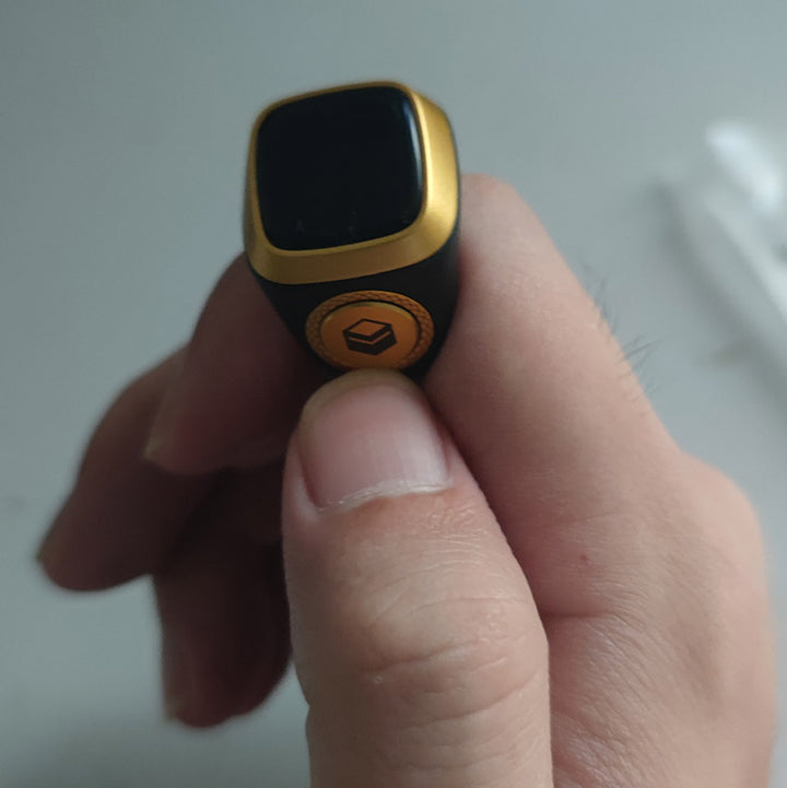 Zikr Ring World's First Smart Tasbih Ring from Iqibla - Black Color