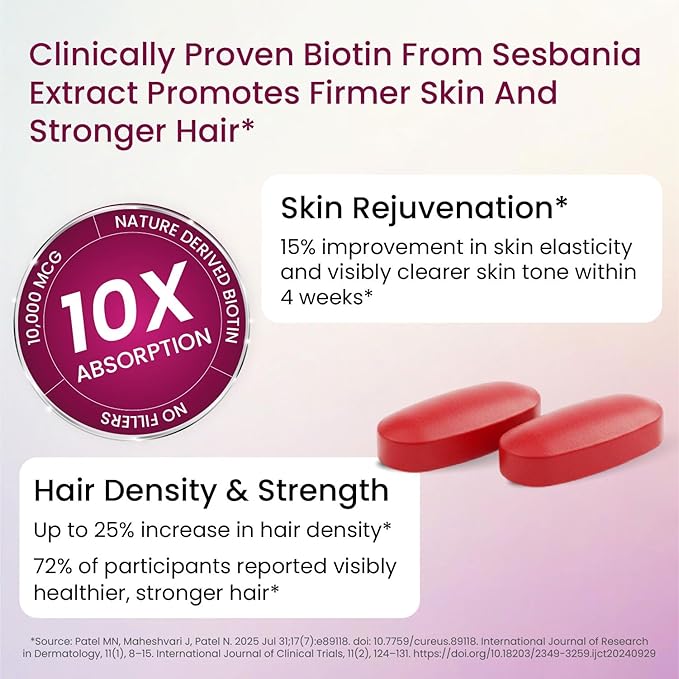 Buy Himalayan Organics Biotin 10000mcg Tablets 120 at deensquare.com. Hair, skin &amp; nail support supplement available in Dubai | UAE.