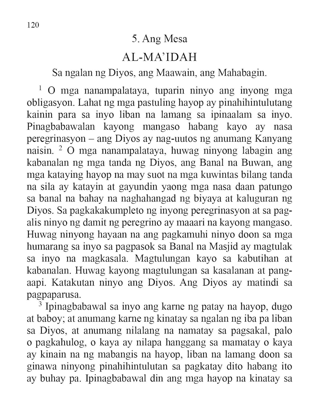 The Quran (Filipino) ANG MALUWALHATING QURAN (TAGALOG) TR. M. ARCEO