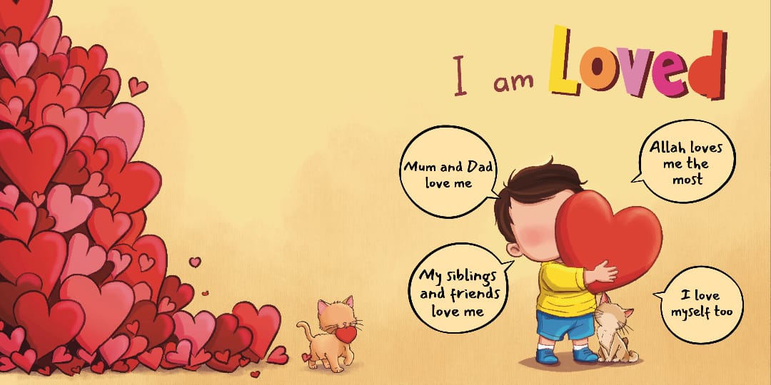 I Am – My First Book of Positive Affirmations (Mirror Book) inside pages