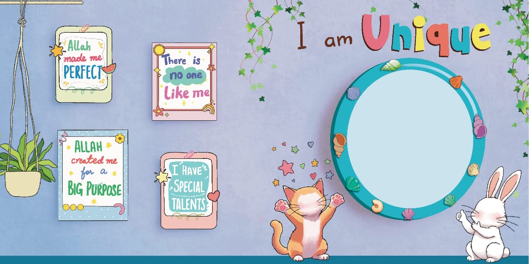 I Am – My First Book of Positive Affirmations (Mirror Book) inside pages 3