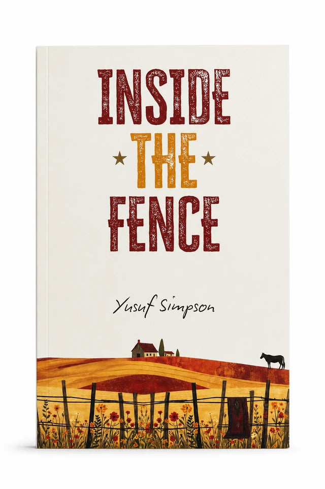 Shop Inside the Fence by Yusuf Simpson, an Islamic fiction novel about faith, family and transformation. Buy at deensquare.com | Dubai | UAE.