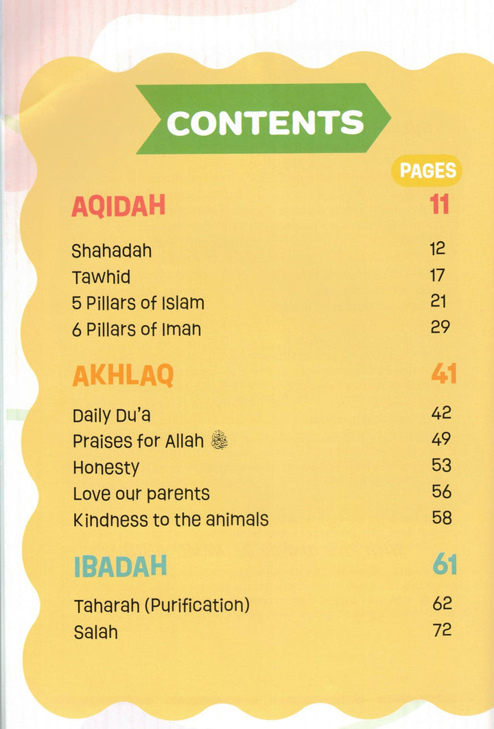 Islamic Studies for Children Revised Edition, full color. Shop now and buy at deensquare.com | Dubai | UAE.