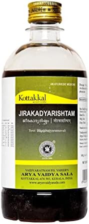 Buy Jirakadyarishtam Liquid 450 ml by Kottakkal Ayurveda at deensquare.com. Traditional Ayurvedic herbal formulation in Dubai | UAE.