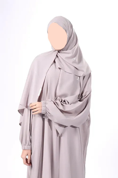 Buy Jodali prayer dress with Arabic embroidery sheila. Fast shipping in Dubai and delivery across UAE from DeenSquare.com.