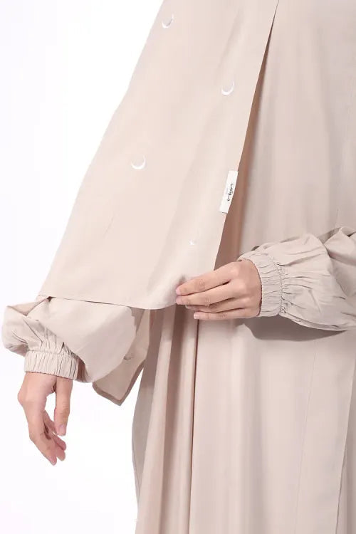 Jodali Prayer Dress with Crescent Sheila Beige Dubai UAE