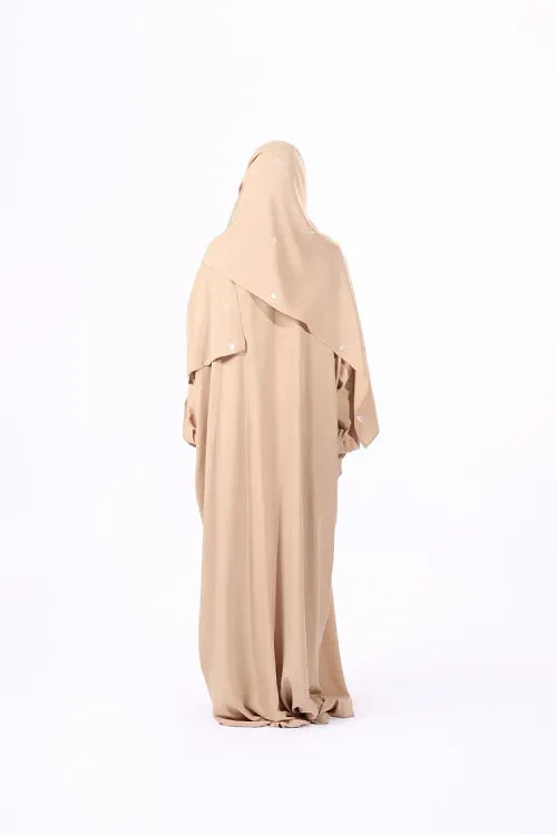 Buy Jodali prayer dress with embroidery sheila. Fast shipping in Dubai and delivery across UAE from DeenSquare.com.