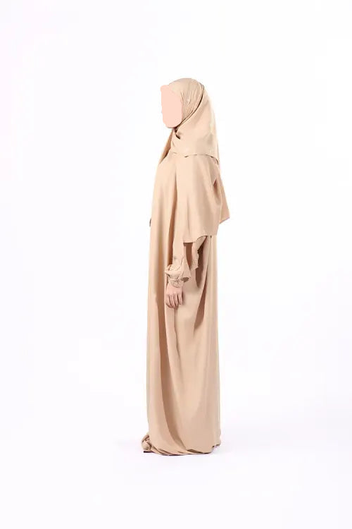 Buy Jodali prayer dress with embroidery sheila. Fast shipping in Dubai and delivery across UAE from DeenSquare.com.