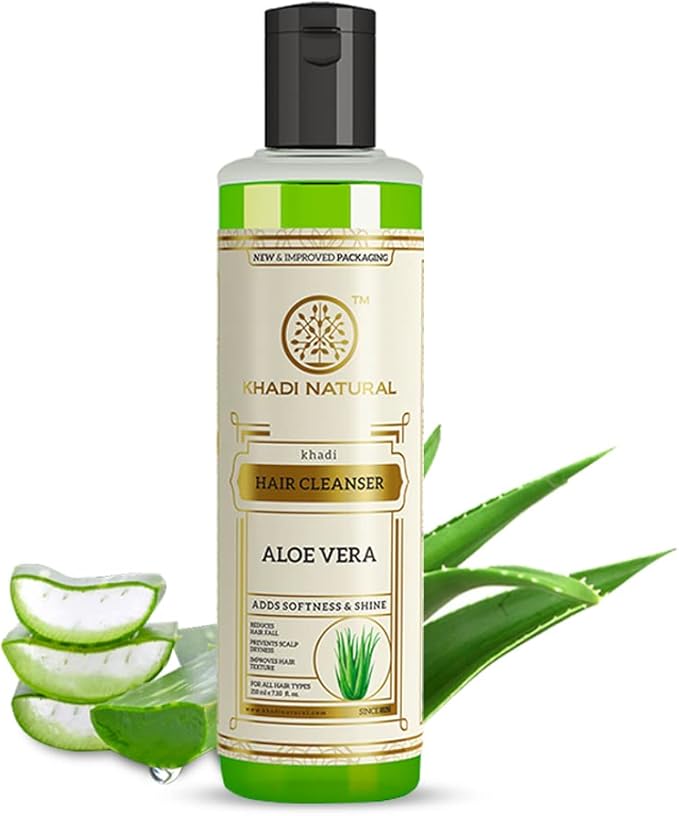Shop Khadi Natural Aloe Vera Hair Cleanser in UAE. Gentle herbal formula for soft, fresh hair. Order online in UAE with fast delivery.