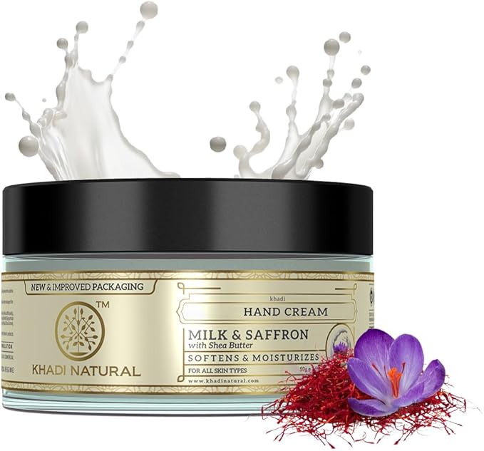 Shop Khadi Milk &amp; Saffron Hand Cream in UAE. Nourishes, softens, and hydrates hands naturally. Fast delivery &amp; worldwide shipping. Order online now.