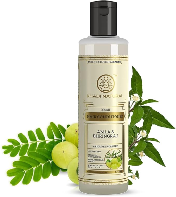 Shop Khadi Natural conditioner in UAE. Silicone-free herbal care for smooth hair. Fast Dubai delivery. Order online now.