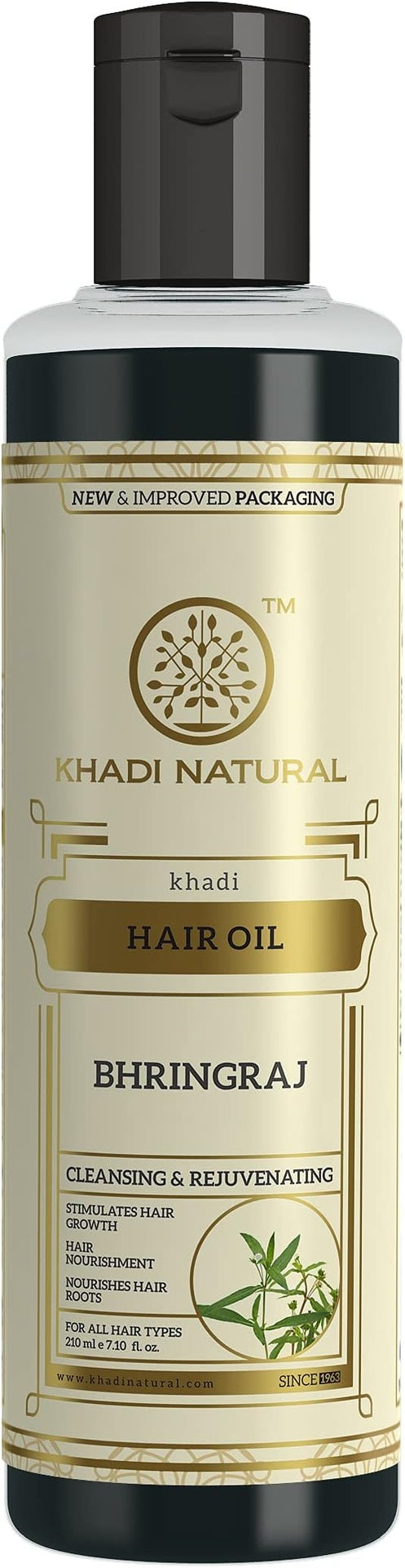 Shop Khadi Bhringraj hair oil in UAE. Nourishing Ayurvedic herbal treatment for stronger, healthier hair. Fast Dubai delivery. Order online now.