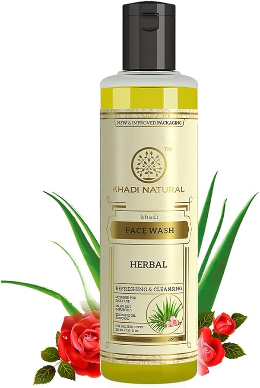 Shop Khadi Natural Ayurvedic Herbal Face Wash 210ml. Daily cleansing and oil control for all skin types. Order online in UAE today.