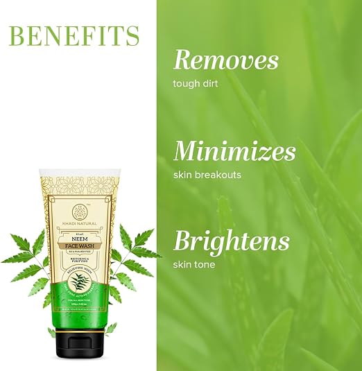 Cleanse and refresh your skin with Khadi Natural Neem Face Wash 100ml. SLS & paraben free herbal cleanser. Shop now. Order online in UAE.