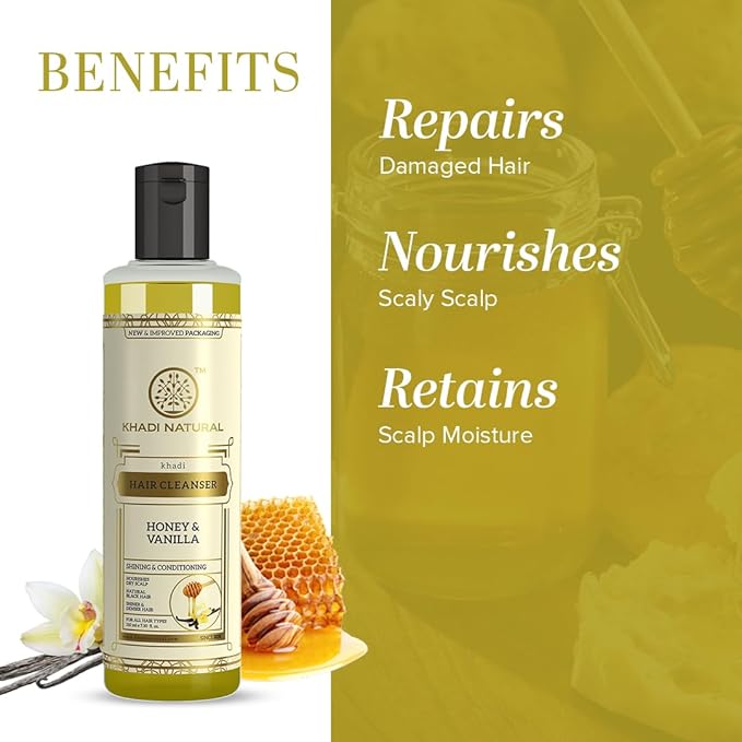 Shop Khadi Natural Vanilla Anti-Dandruff Shampoo 210ml. Herbal scalp cleanser for fresh, healthy-looking hair. Order online in UAE today.