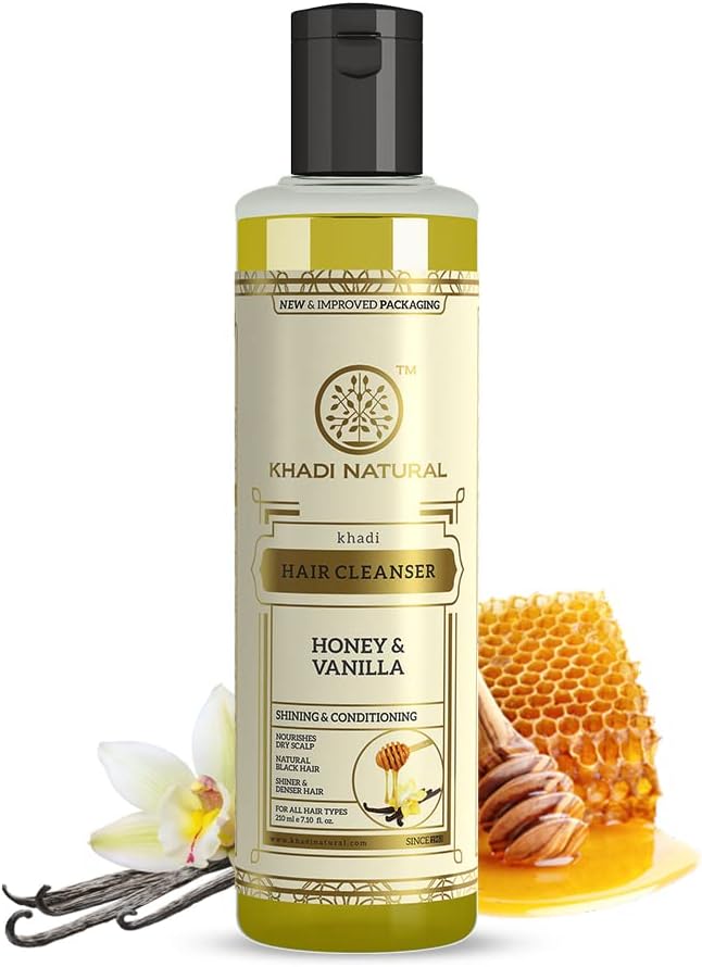 Shop Khadi Natural Vanilla Anti-Dandruff Shampoo 210ml. Herbal scalp cleanser for fresh, healthy-looking hair. Order online in UAE today.