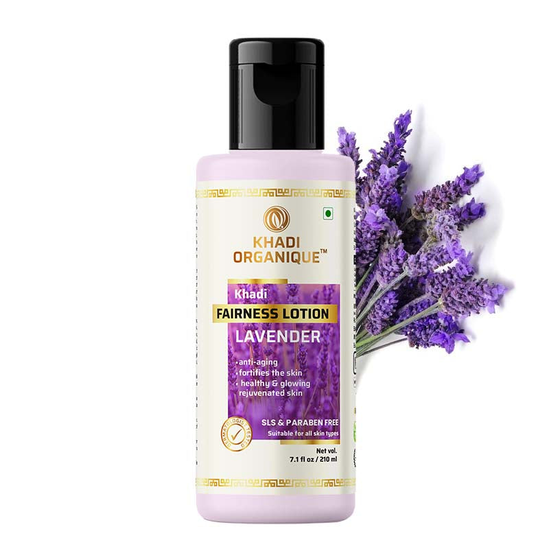 Lavender Fairness Lotion( SLS & PARABEN FREE) - Khadi Organique